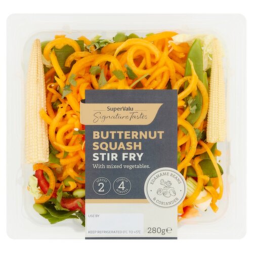 Signature Tastes Butternut Squash Stir Fry with Edamame Beans & Coriander (280 g)