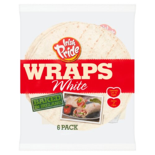 Irish Pride White Wraps 6 Pack (400 g)