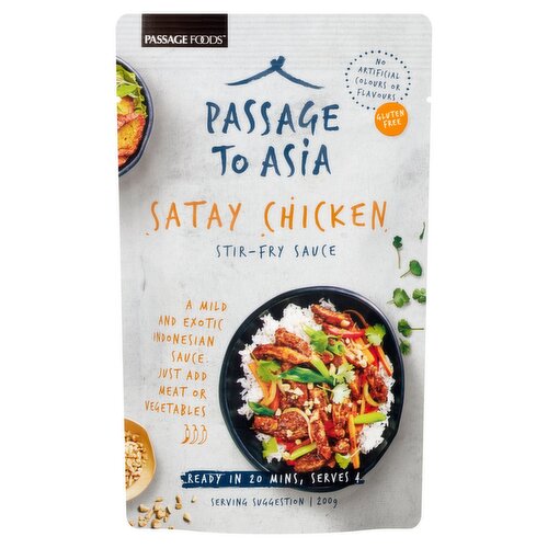 Passage To Asia Satay Chicken Stir-fry (200 g)