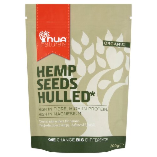 Nua Naturals Organic Hemp Seeds Hulled (200 g)