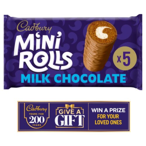 Cadbury Chocolate Mini Rolls 5 Pack (144 g)