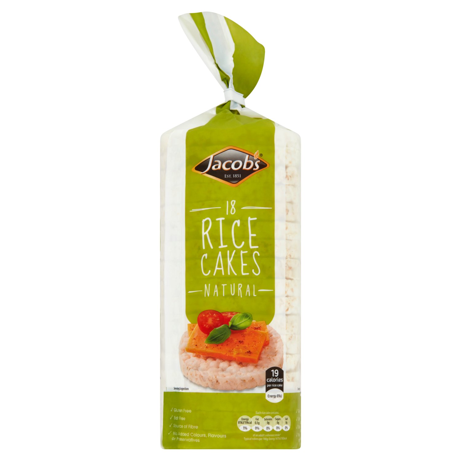 Jacobs Gluten Free Natural Rice Cakes (90 g)