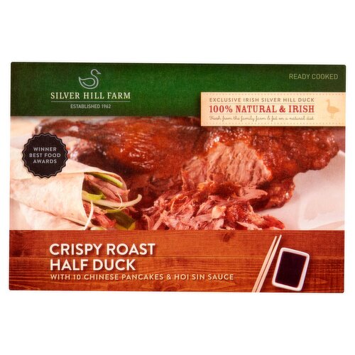 Silver Hill Crispy Roast Half Duck with Pancakes (600 g)