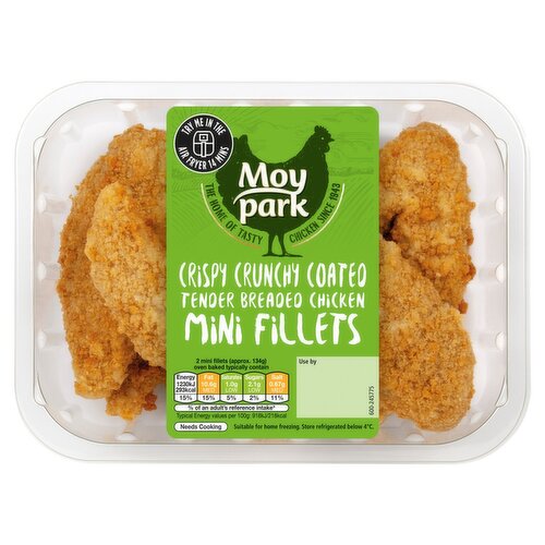 Moy Park Breaded Mini Chicken Fillets (300 g)