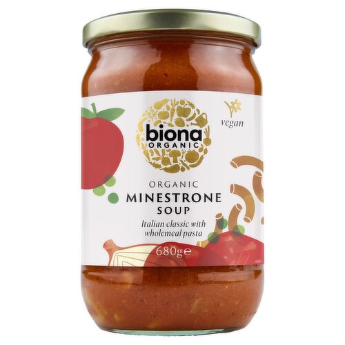 Biona Organic Minestrone Soup Jar (680 g)