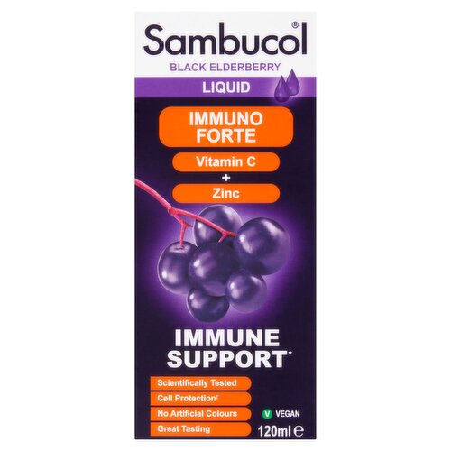 Sambucol Black Elderberry Immuno Forte Liquid (120 ml)