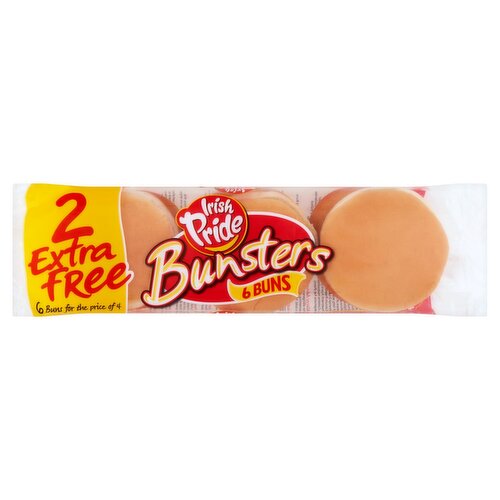 Irish Pride Bunsters Burger Buns 6 Pack (300 g)