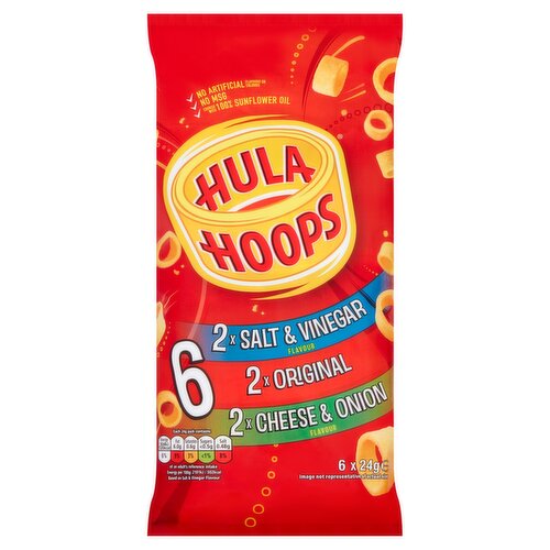 Hula Hoops Variety 6 Pack (24 g)