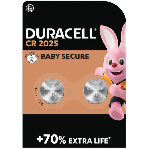 Duracell 2025 Lithium Coin Batteries 2 Pack (2 Piece)