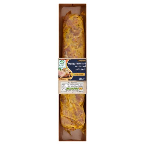 SuperValu Fresh Irish Honey & Mustard Pork Steak (600 g)