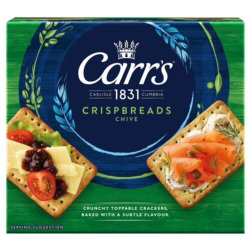 Carr's Crispbreads Chive Crackers (190 g)