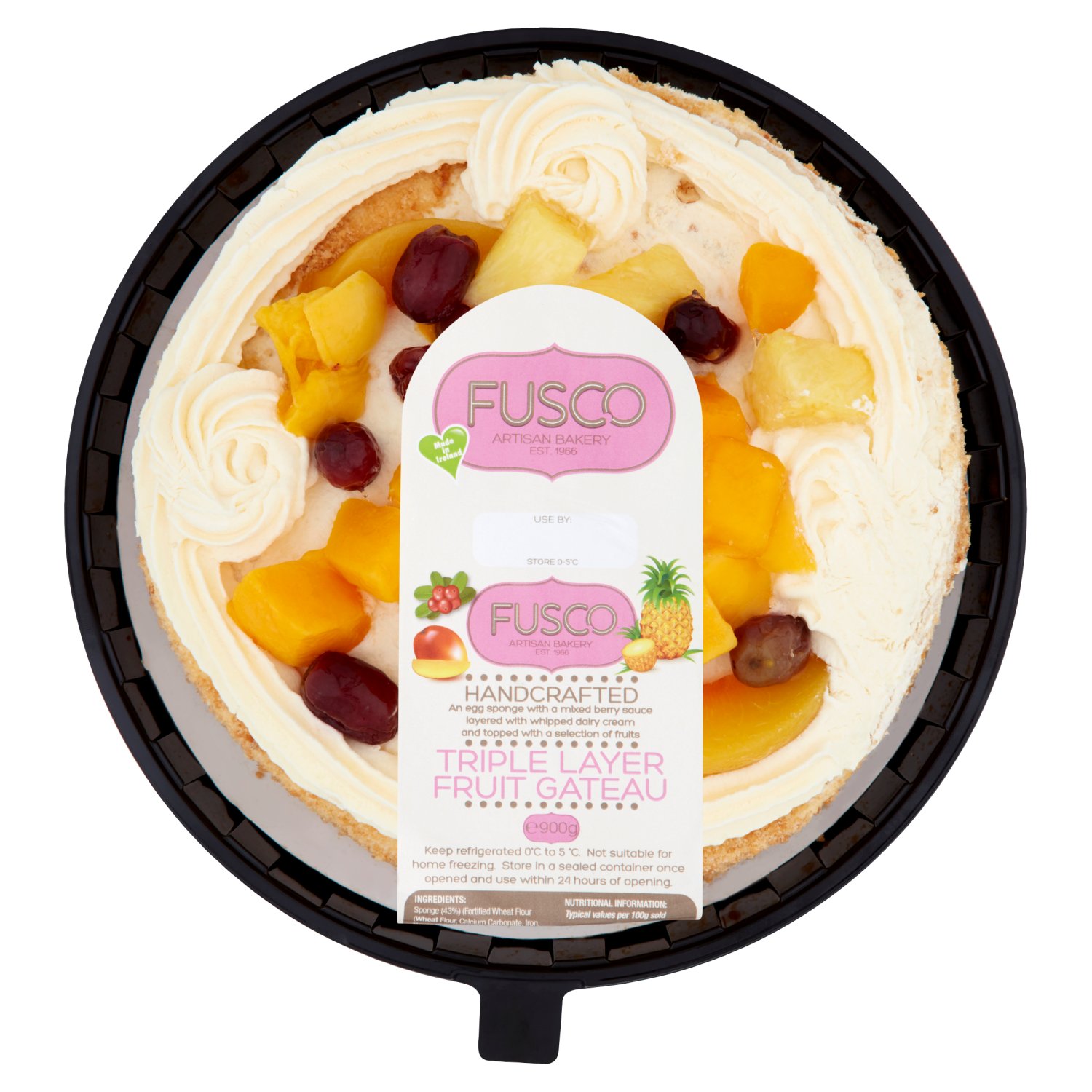 Fusco Triple Layer Fruit Gateau (900 g)