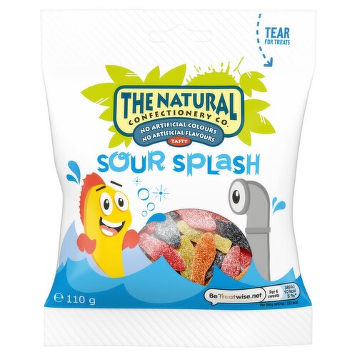 The Natural Confectionery Company Sour Splash Jellies Bag (110 g)