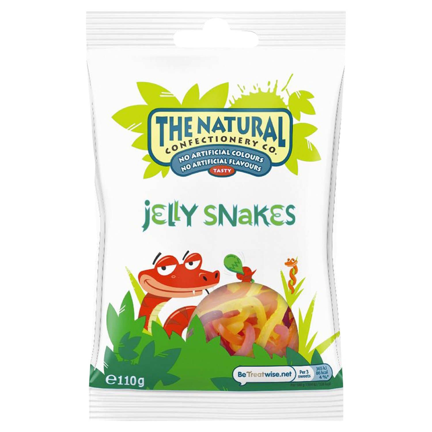 The Natural Confectionery Conpany Jelly Snakes Bag (110 g)