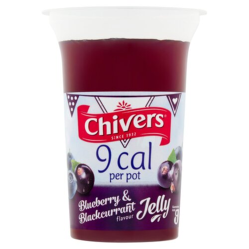 Chivers 9 Calorie Blueberry & Blackcurrant Jelly Pot (150 g
