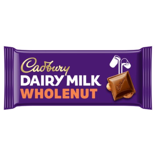 Cadbury Dairy Milk Chocolate Wholenut Bar (120 g)