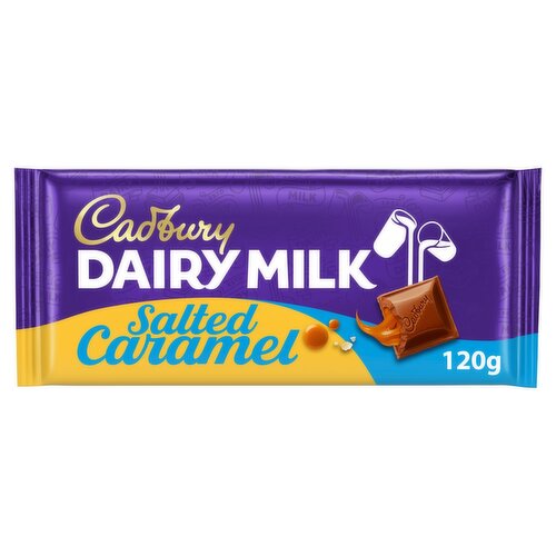 Cadbury Dairy Milk Salted Caramel Bar (120 g)