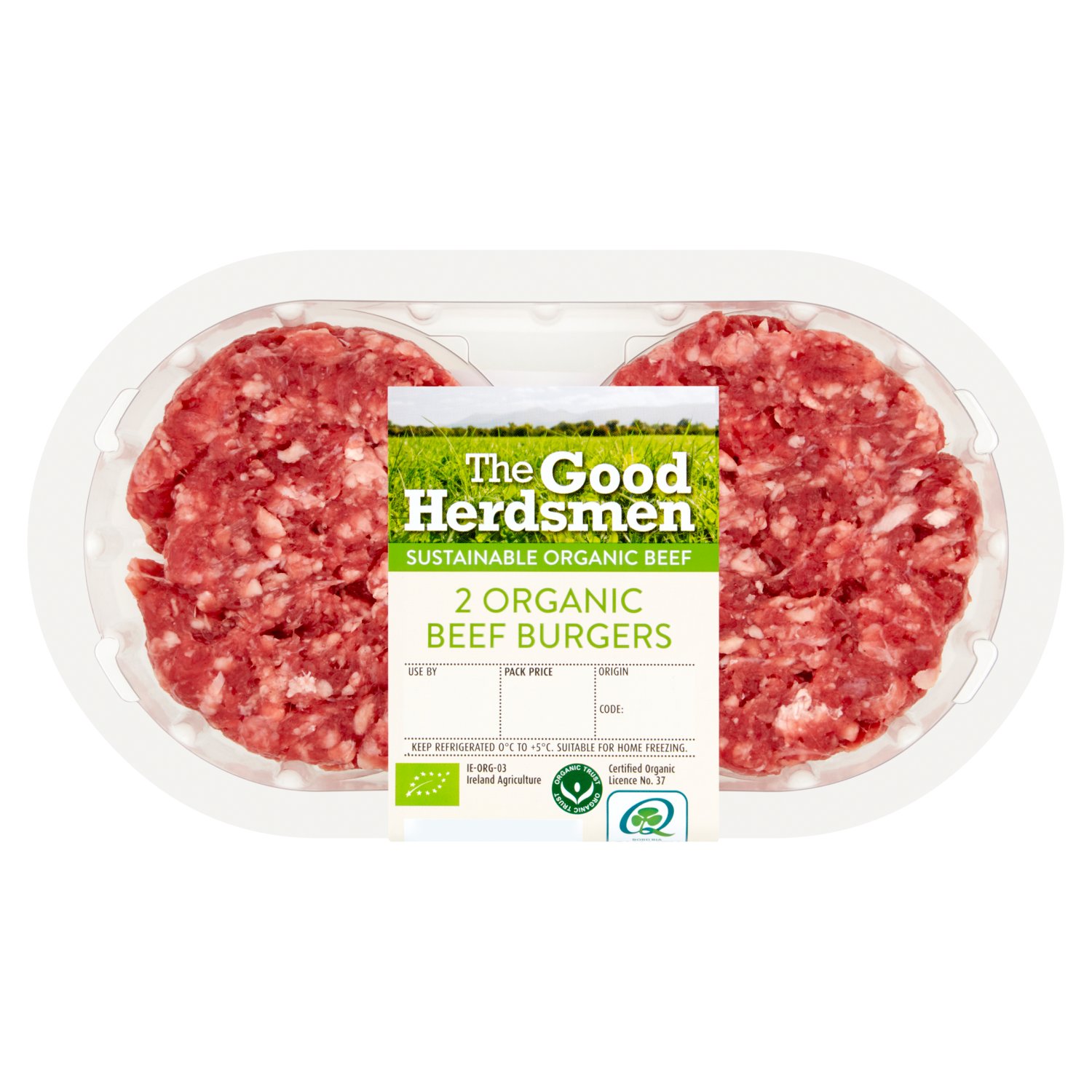 Good Herdsmen Organic Beef Burgers 2 Pack (227 g)