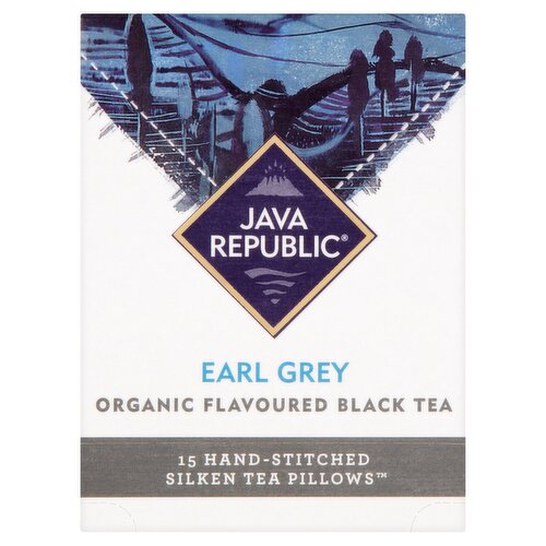 Java Republic Earl Grey Organic Black Tea 15 Pack (45 g)