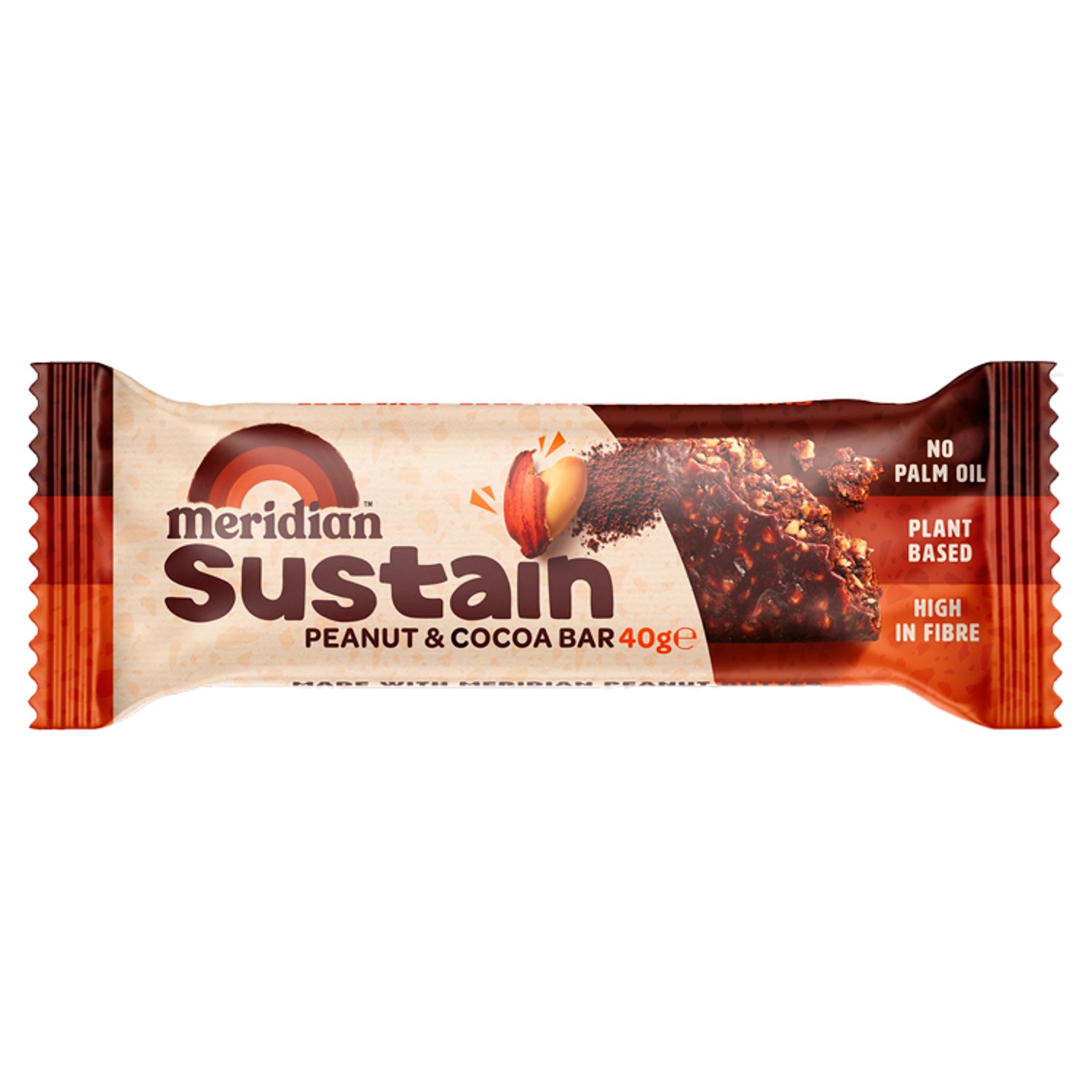 Meridian Sustain Peanut & Cocoa Bar (40 g)