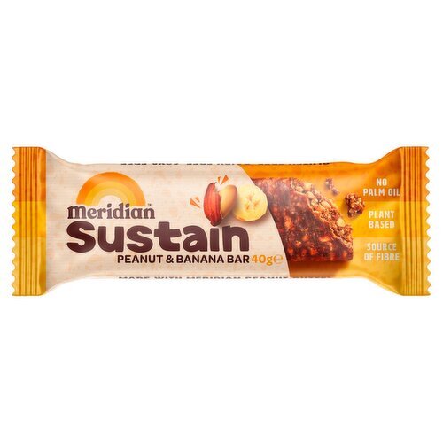 Meridian Sustain Peanut & Banana Bar (40 g)