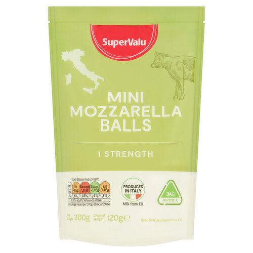 SuperValu Mini Mozzarella Cheese Balls (120 g)