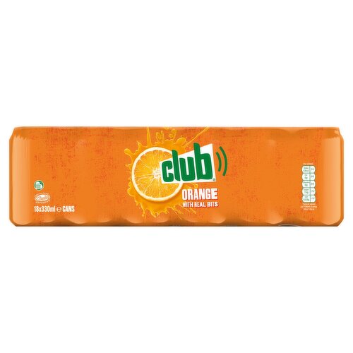Club Orange Cans 18 Pack (330 ml)