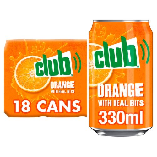 Club Orange Cans 18 Pack (330 ml)