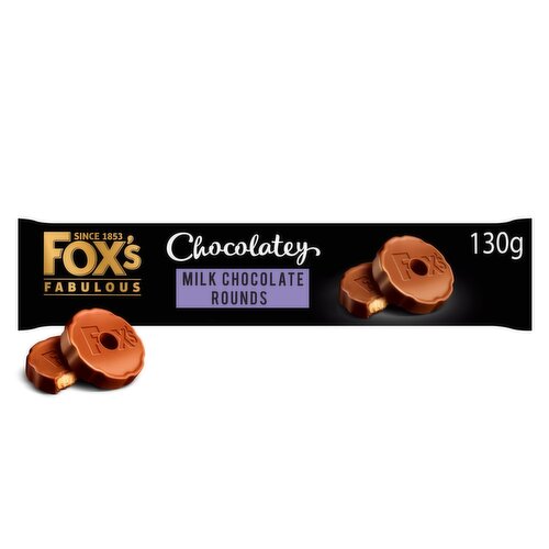 Fox's Chocolatey Milk Chocolate Rounds Biscuits (130 g)