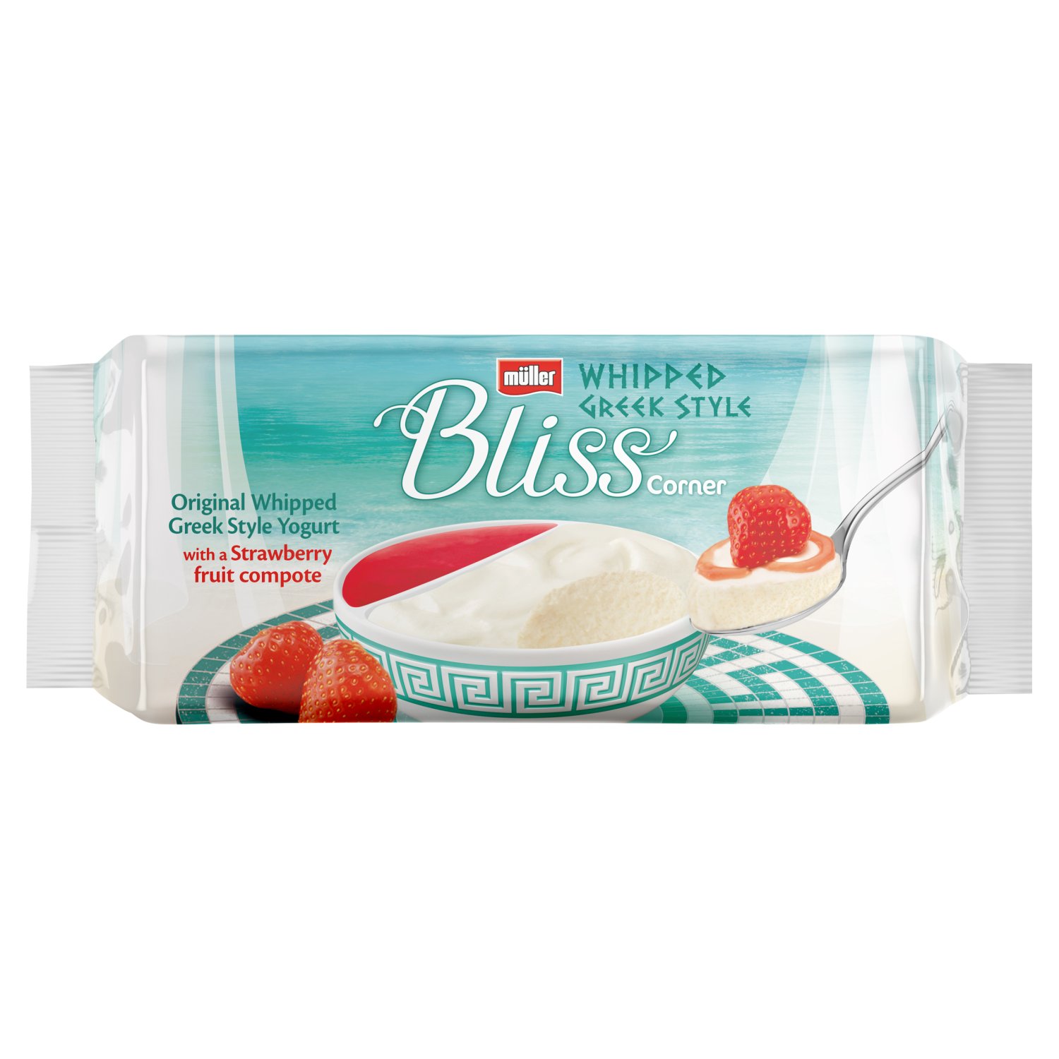 Muller Corner Bliss Yogurt with Strawberry 4 Pack (105 g)