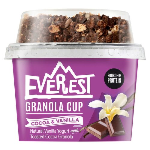 Everest Natural Vanilla Yogurt with Dark Chocolate Granola (200 g)