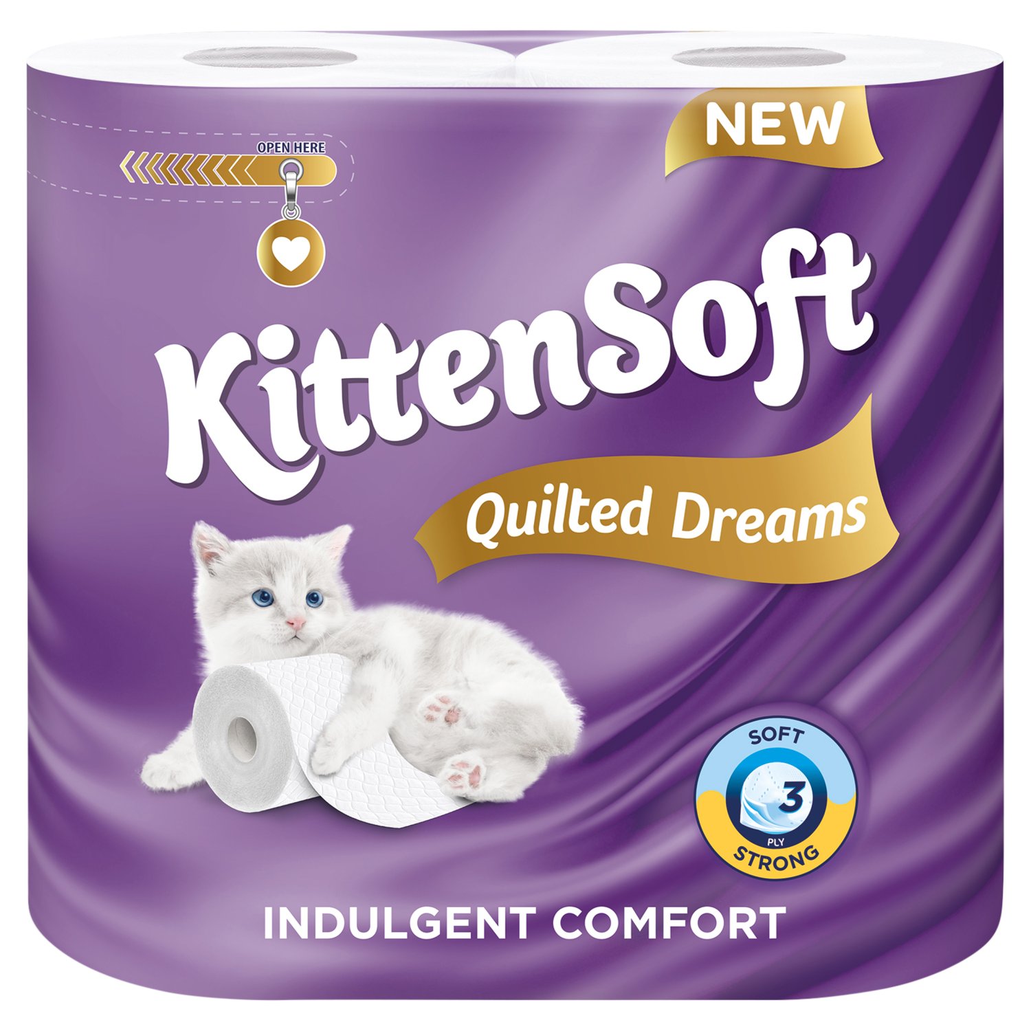 Kittensoft Quilted Dreams (4 Roll)