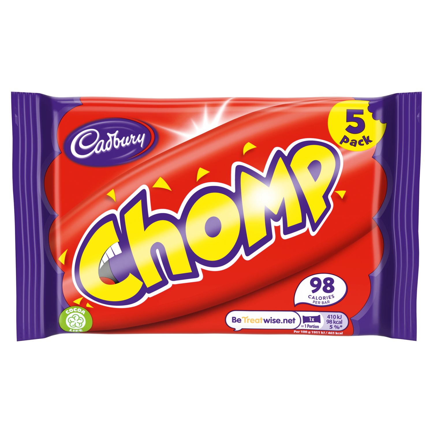 Cadbury Chomp 5pack Multipack (21 g)