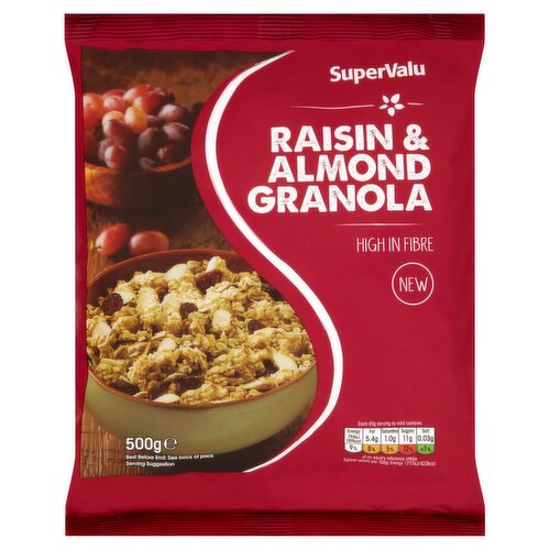 SuperValu Raisin & Almond Granola (500 g) Storefront EN