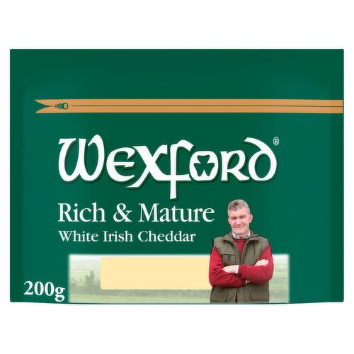 Wexford Rich & Mature White Irish Cheddar (200 g)