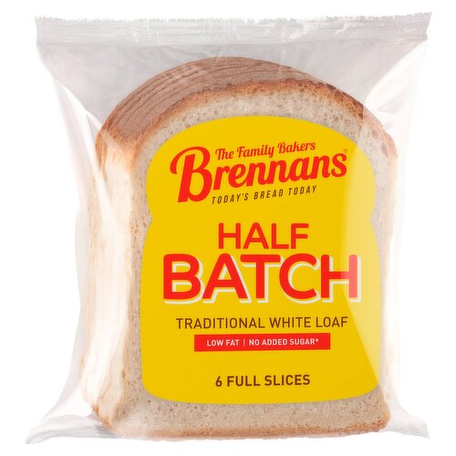 Brennans Traditional White Batch Half Loaf (400 g)