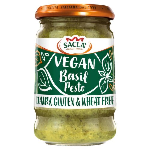 Sacla Vegan Basil Pesto (190 g)