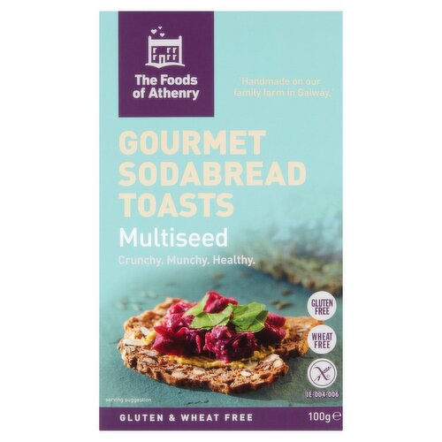 Foods of Athenry Gluten Free Sodabread Toasts Multi-Seeds (110 g)