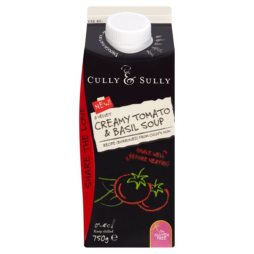 Cully & Sully Tomato & Basil Soup (750 g) Storefront EN
