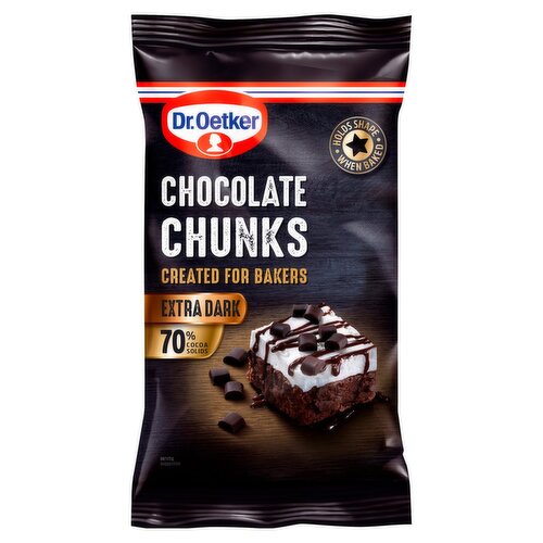 Dr. Oetker Extra Dark Chocolate Chunks  (100 g)