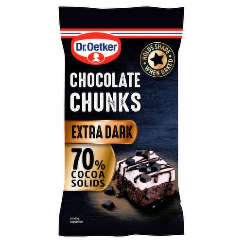Dr. Oetker Extra Dark Chocolate Chunks  (100 g)
