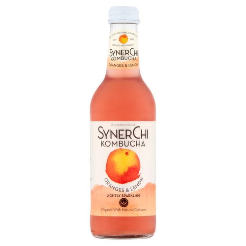 Synerchi Kombucha Raw Orange & Lemon (330 ml)