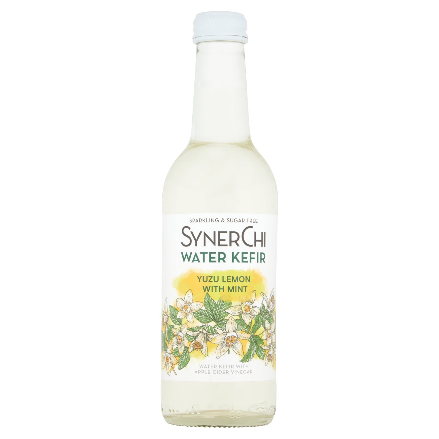 Synerchi Water Kefir Lemon Yuzu Mint (330 ml)