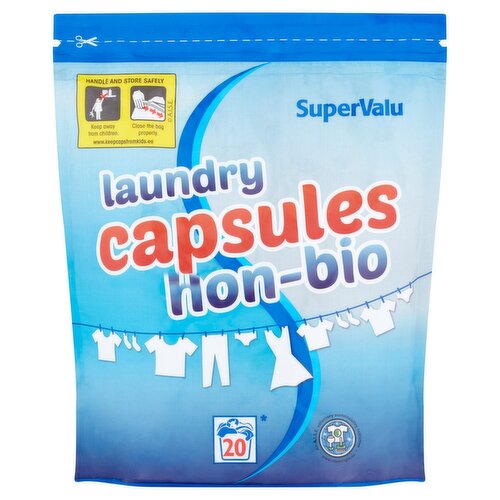 SuperValu Non Bio Laundry Liquid Capsules 20 Washes (600 g)