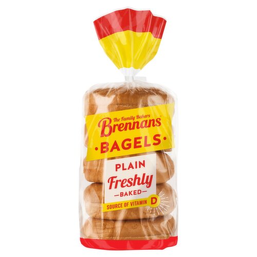 Brennans Plain Bagels 5 Pack (450 g)