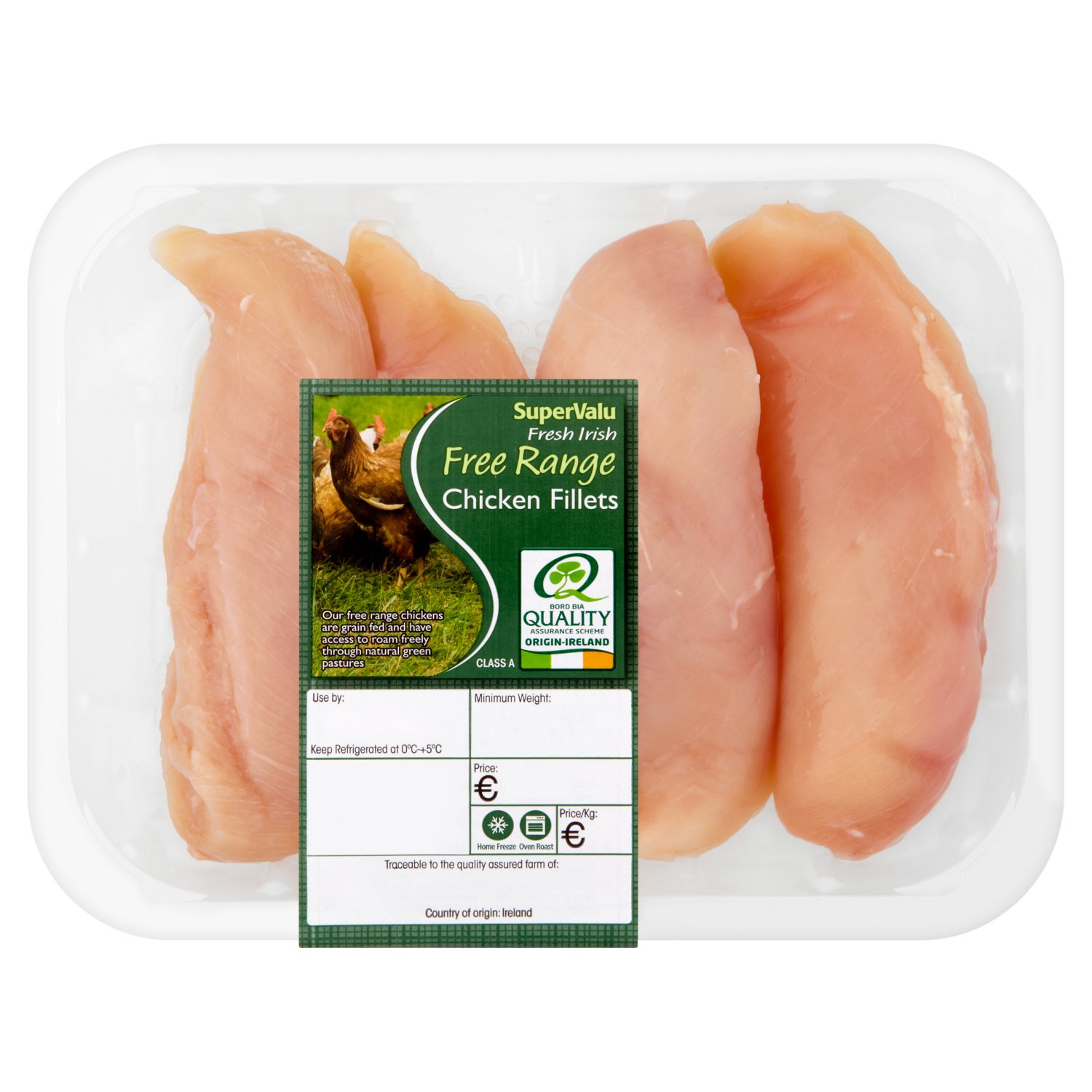 SuperValu Fresh Irish Free Range Chicken Breast Fillets (440 g)