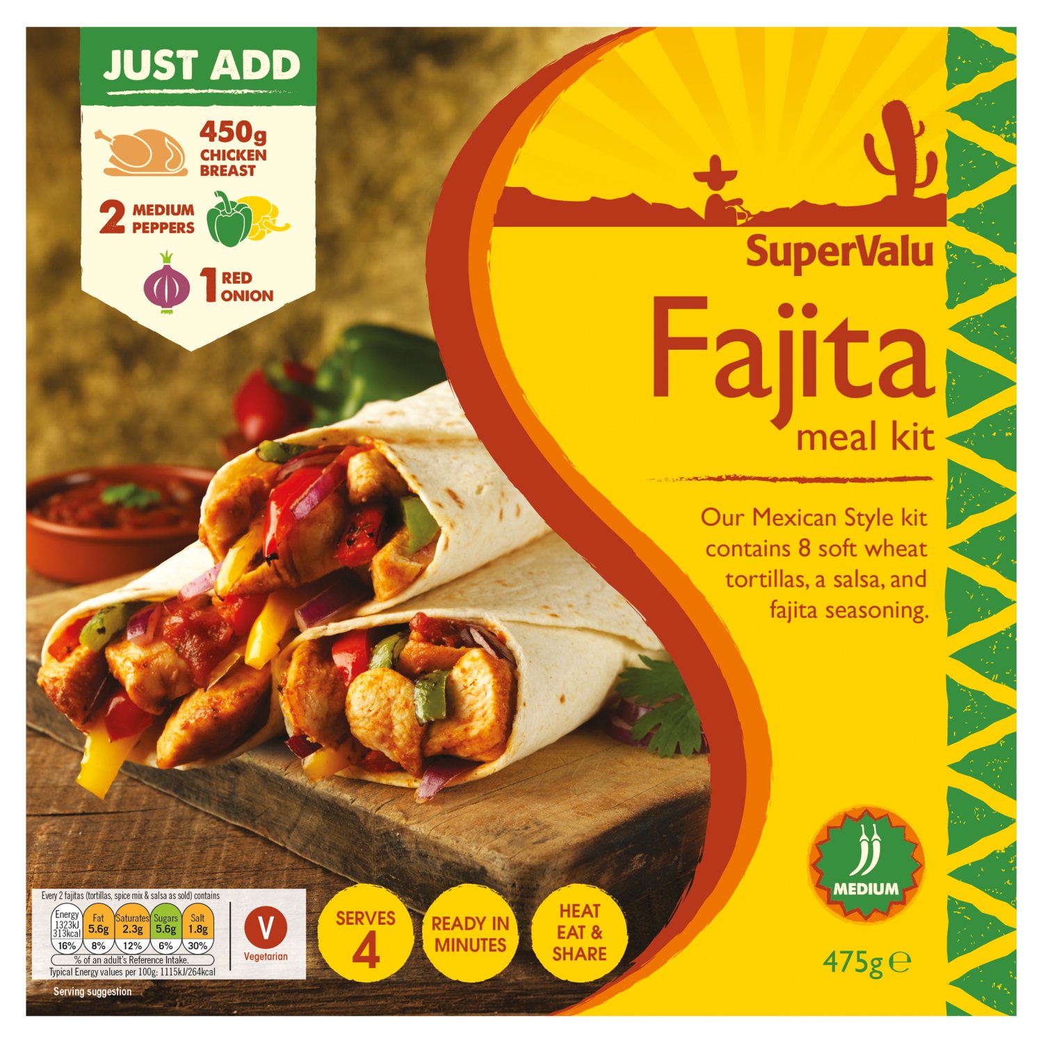 SuperValu Fajita Meal Kit (475 g)