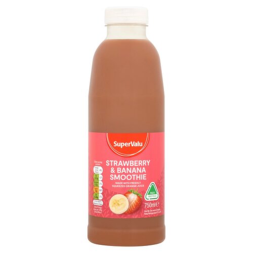 SuperValu Strawberry & Banana Smoothie (750 ml)