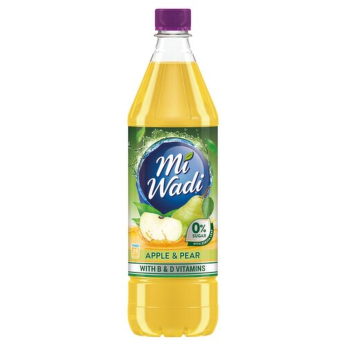 Mi Wadi Zero Apple & Pear Squash (1 L)