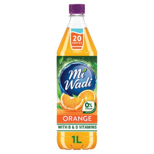 Mi Wadi Zero Orange Squash (1 L)